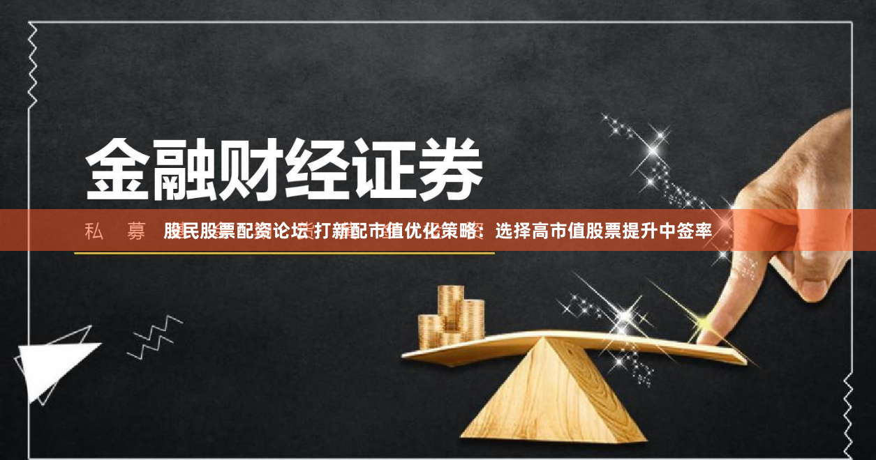 股民股票配资论坛 打新配市值优化策略：选择高市值股票提升中签率